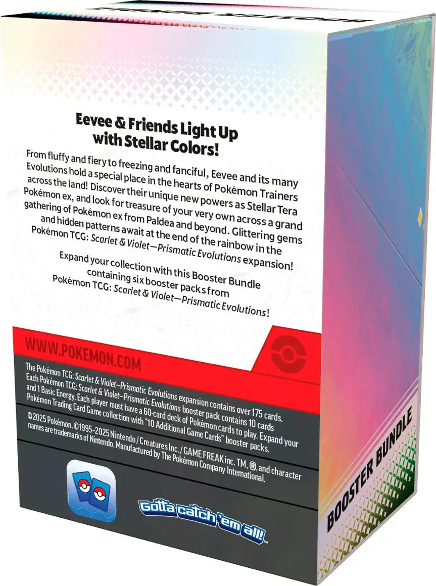 Prismatic Evolutions - Booster Bundle (Caja de 6 sobres)